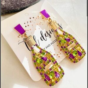 TLD Colorful Bottle-Shaped Earrings